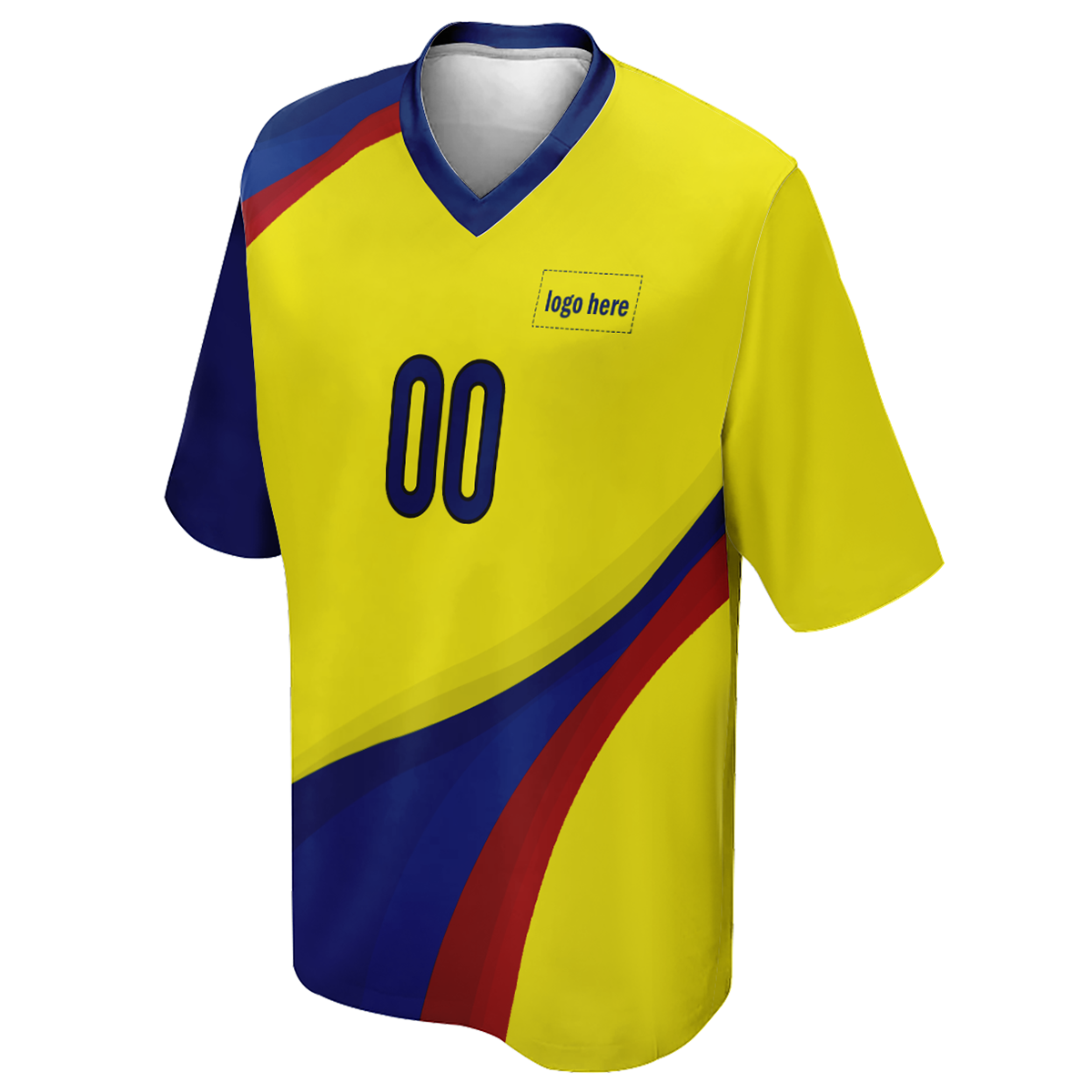 Authentisches benutzerdefiniertes Fußballtrikot der Ecuador-Weltmeisterschaft für Herren mit Bild