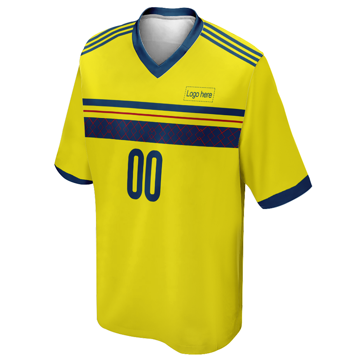 Genähtes Schweden-WM-Fußballtrikot für Herren mit Namen